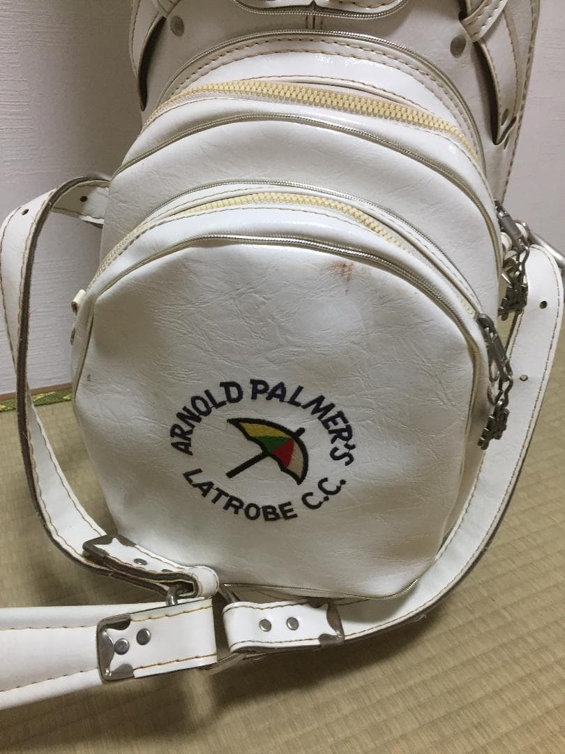 稀少品！本革　アーノルドパーマー　キャディバッグ
