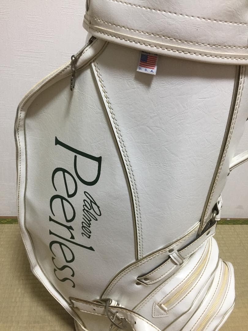 稀少品！本革　アーノルドパーマー　キャディバッグ