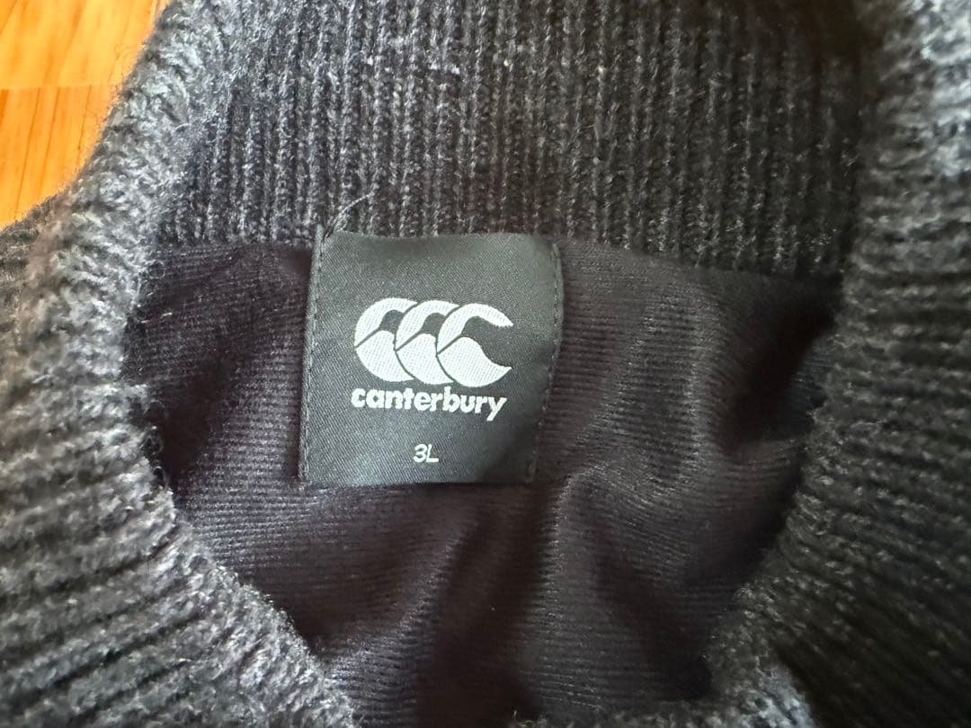 canterbury フリース ジャケット 3L 黒