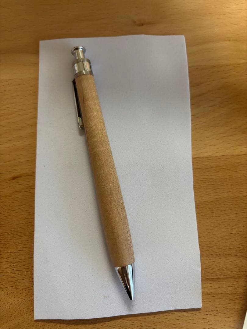 楓　縮木　木軸　杢　ペンシル楔　0.5mm 工房楔　シャープペンシル