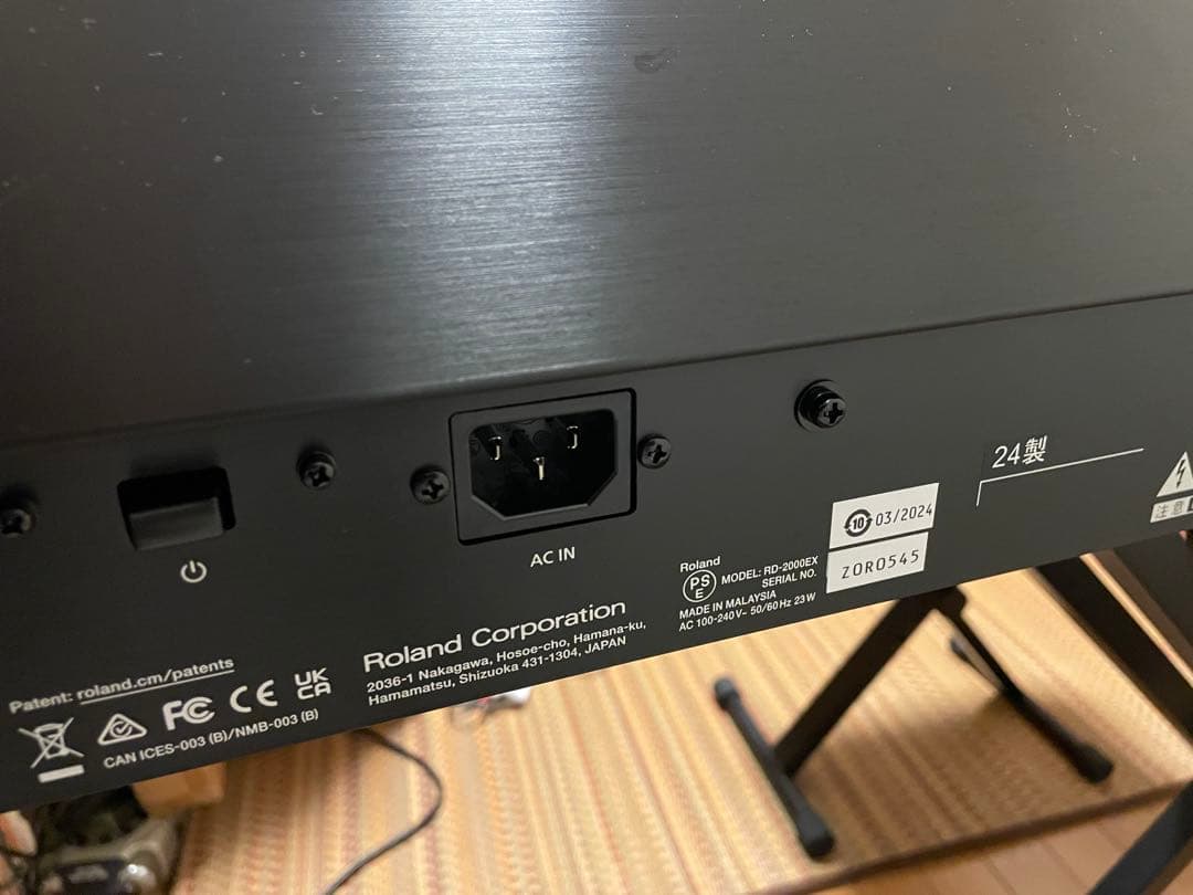 24年製 Roland RD-2000EX 電子ピアノ キーボード セット