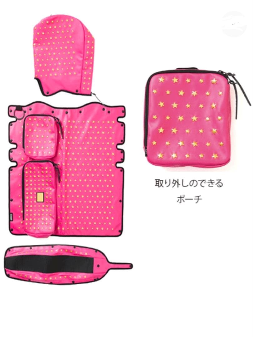 V12 STAR STUDS ゴルフバッグ /8.5型/ピンク×ゴールド