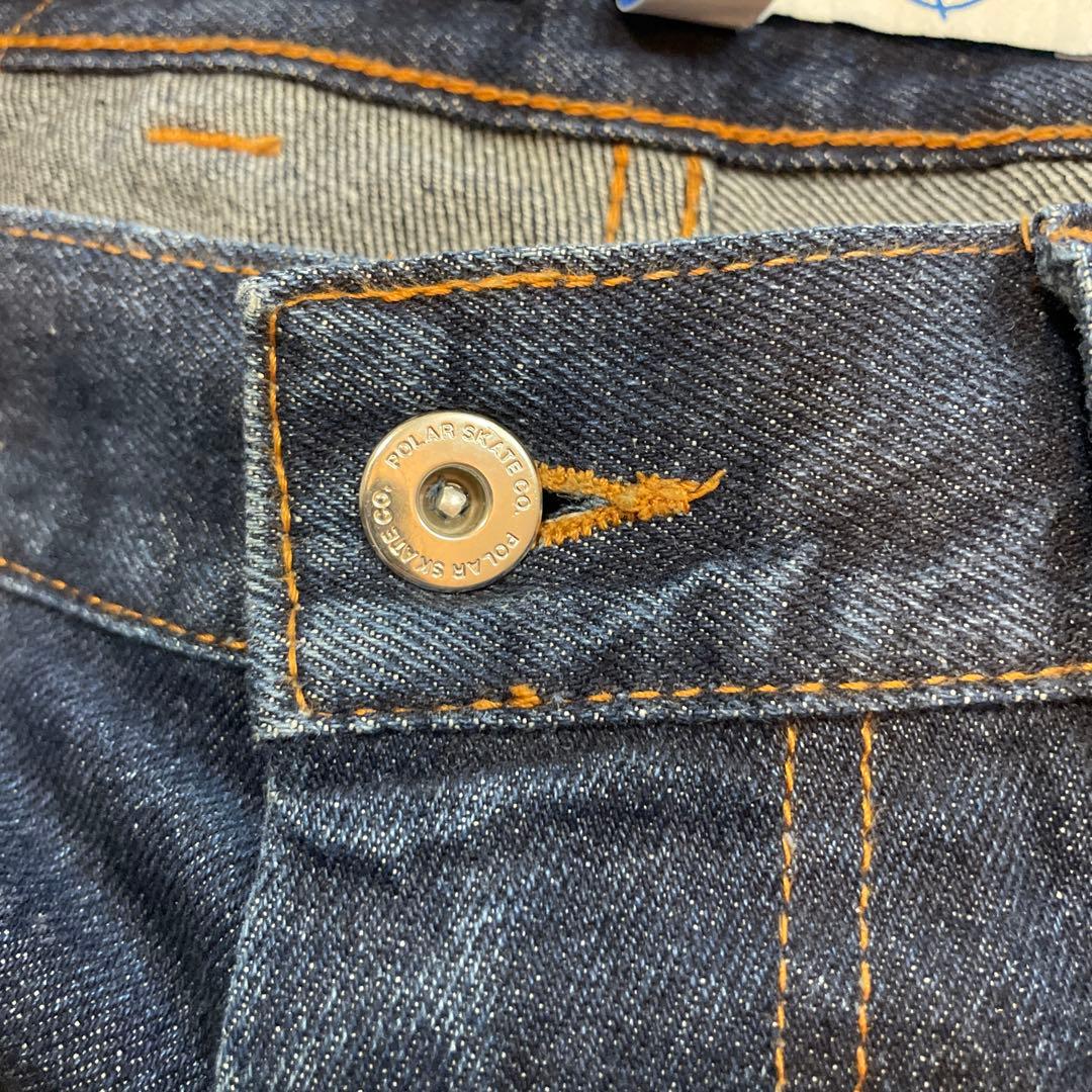 ￼polar skate big boy M　旧ロゴ　バギーデニム　テーパード