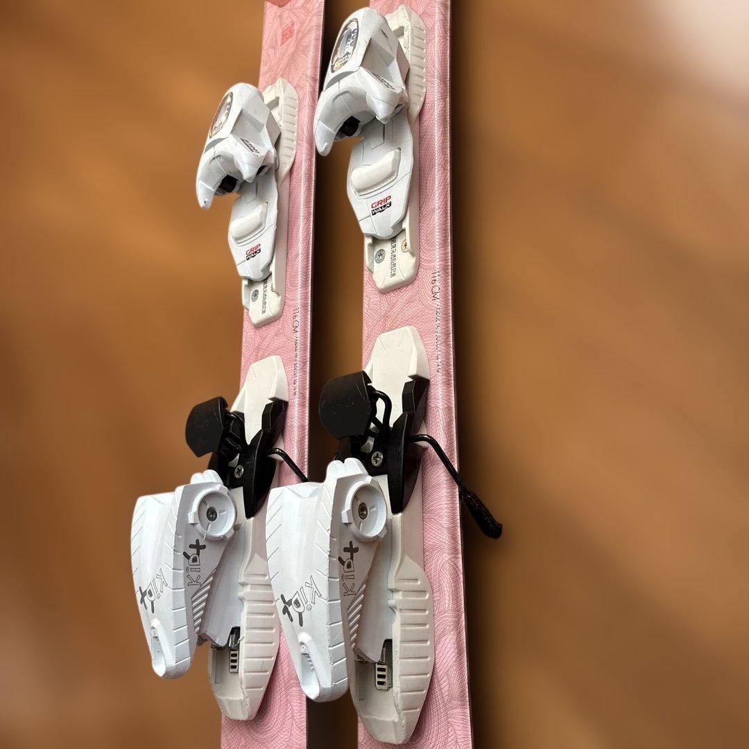 ロシニョール スキー 4点セット 板110cm 靴21cm ストック85cm