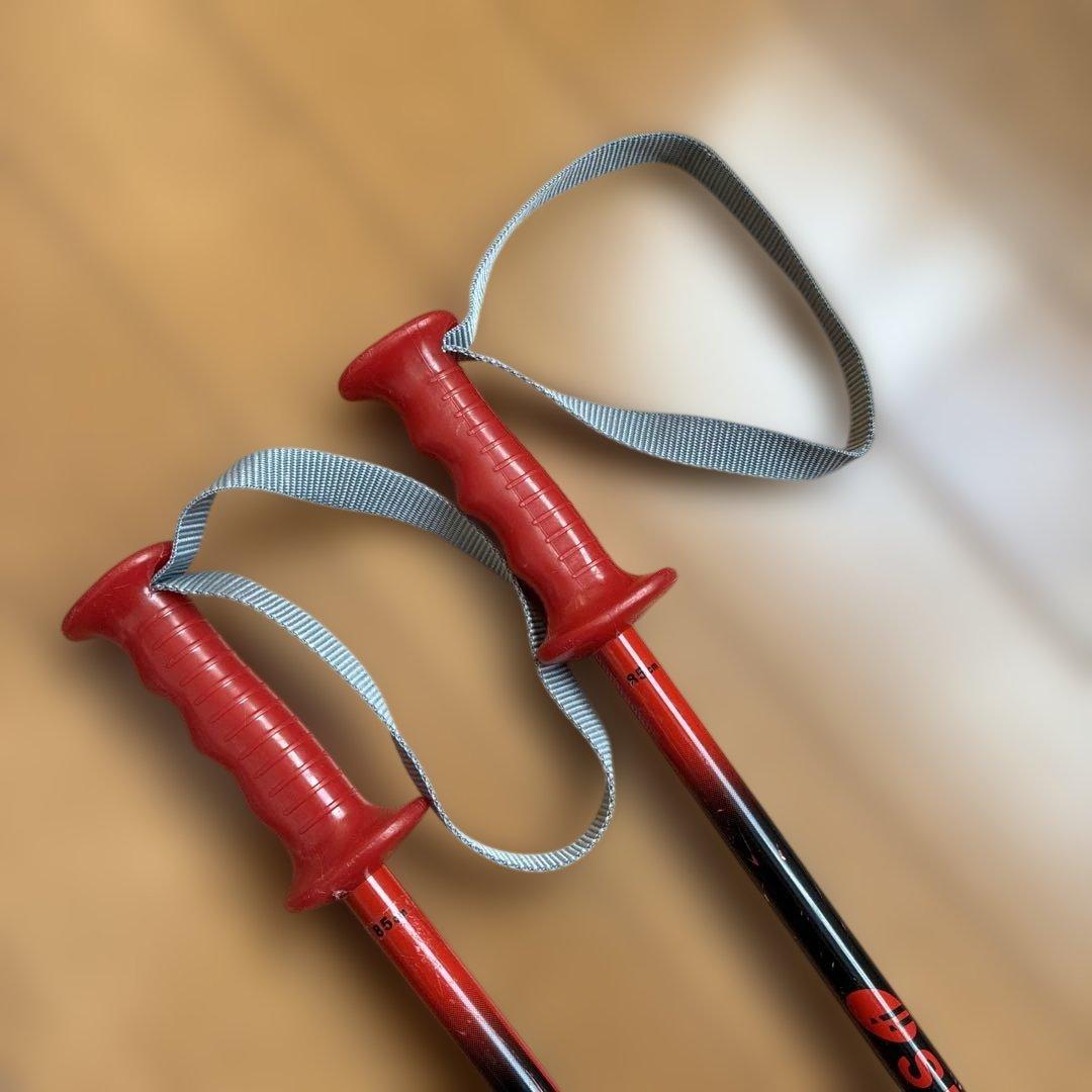 ロシニョール スキー 4点セット 板110cm 靴21cm ストック85cm