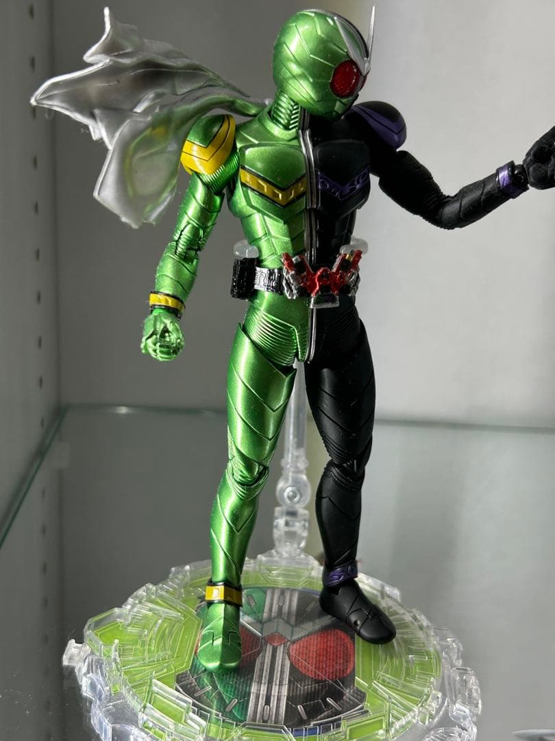 ★リペイント済★ 真骨彫製法★ 仮面ライダーW サイクロンジョーカー★