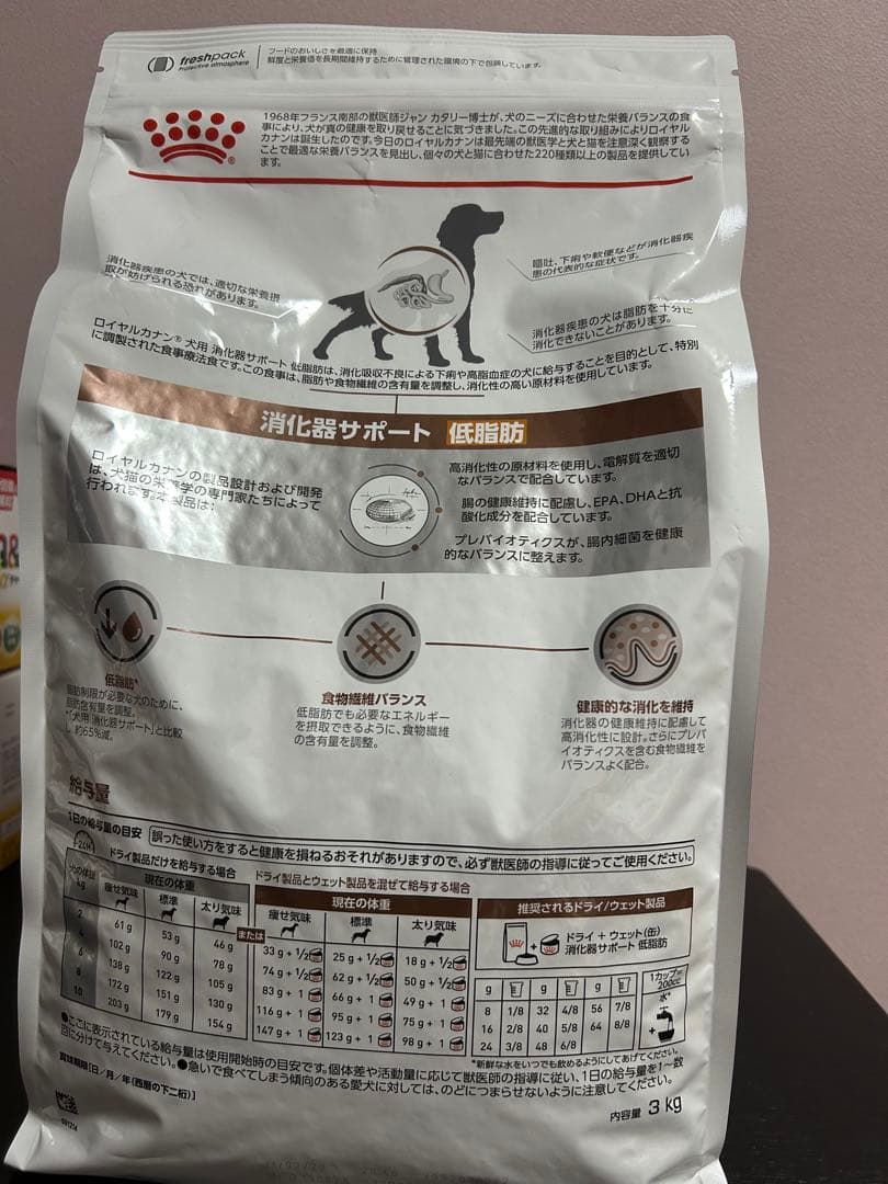  CANIN 消化器サポート低脂肪 3kg