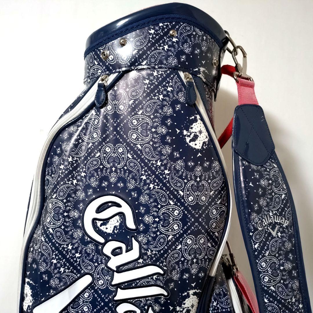 Callaway　キャディバック　ゴルフバッグ　キャロウェイ　ペイズリー柄