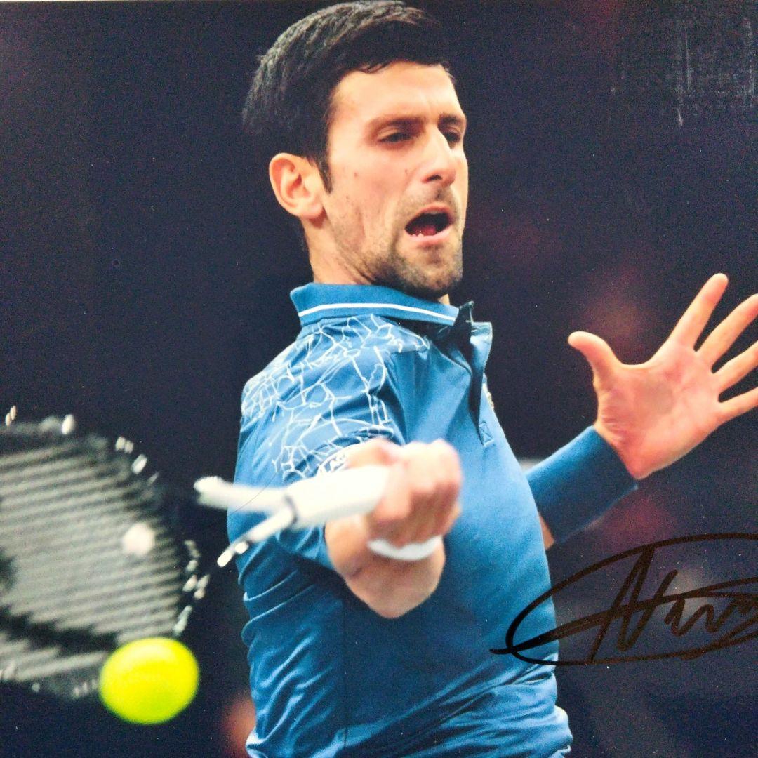 セール…ノバク・ジョコビッチ直筆サイン入り超大型写真…Novak Đoković