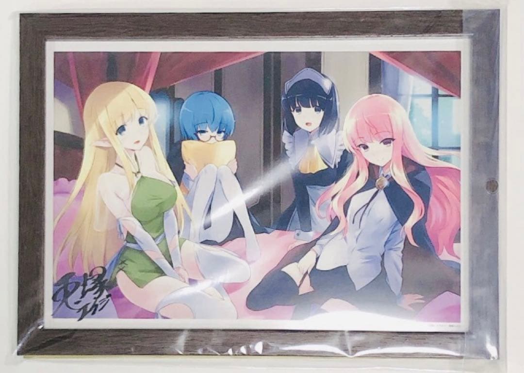 【新品未使用】ゼロの使い魔　完結記念展 書き下ろし原画サイン入り 4枚セット