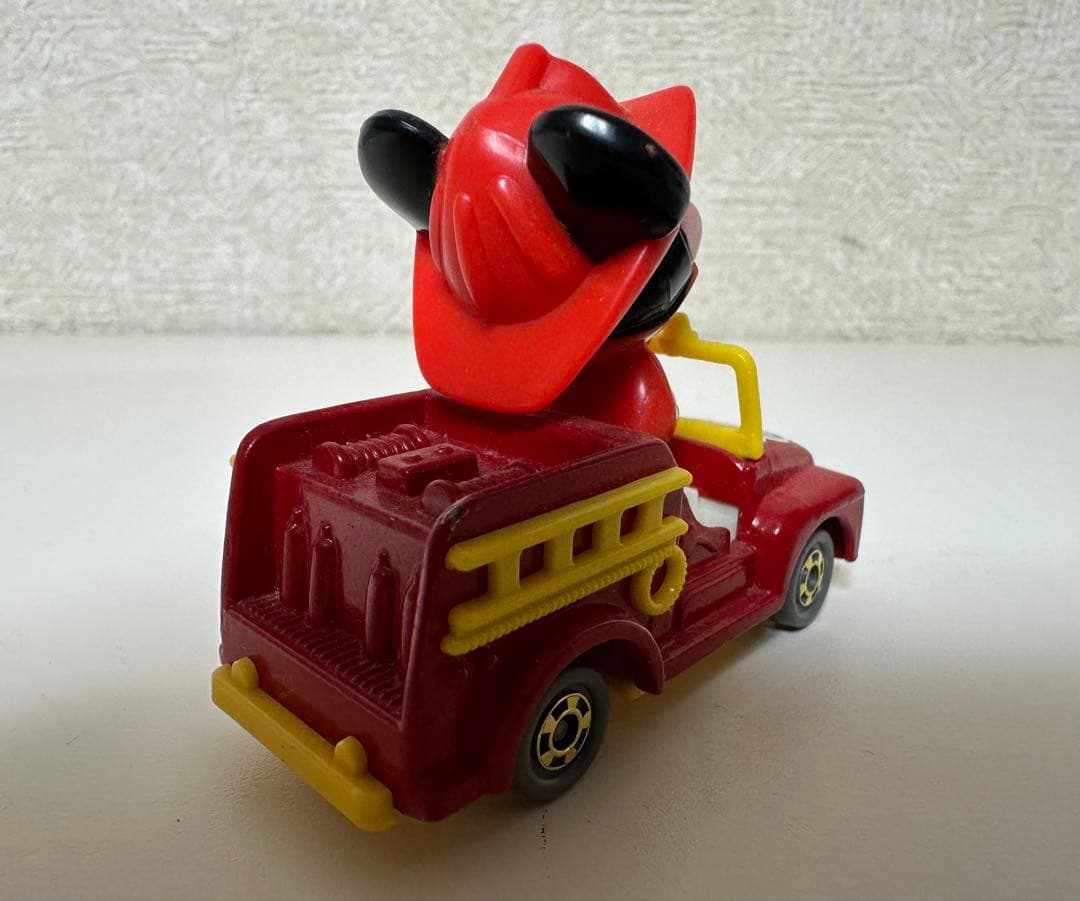 激レア ビンテージ レトロ ミッキーマウス 消防車 トイカー (PD-2)
