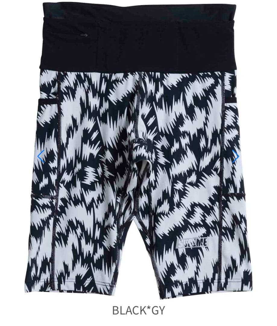 【未使用】SVOLMEビートマルチポケットミドルスパッツ BLACK＊GY S