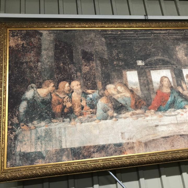 最後の晩餐　　織物