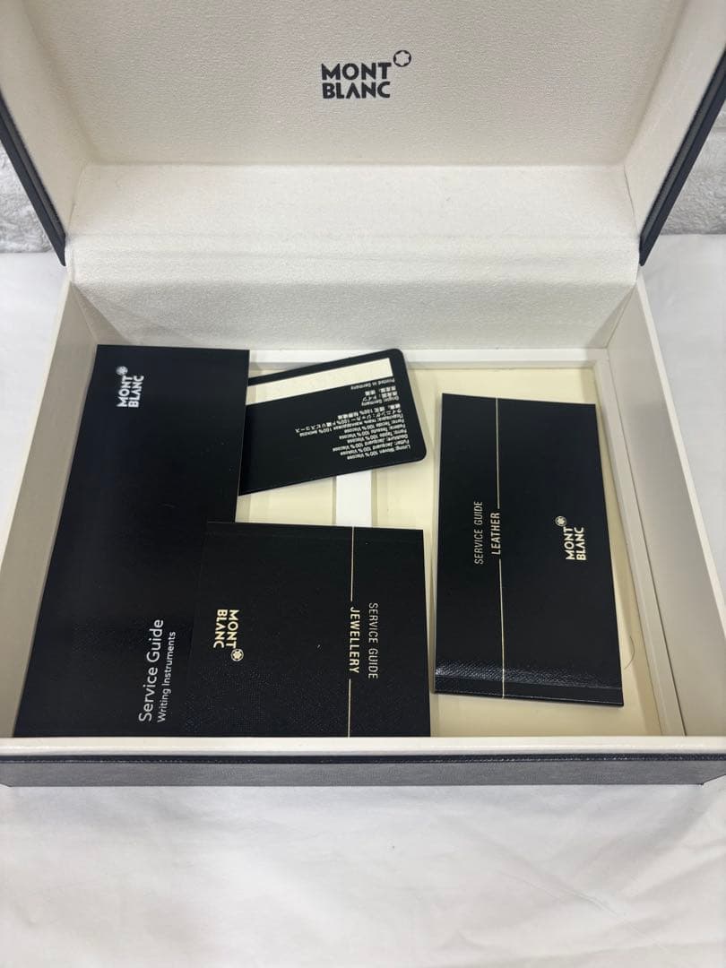 限定品MONT BLANC ボールペン カフスセット　黒 ケース付き