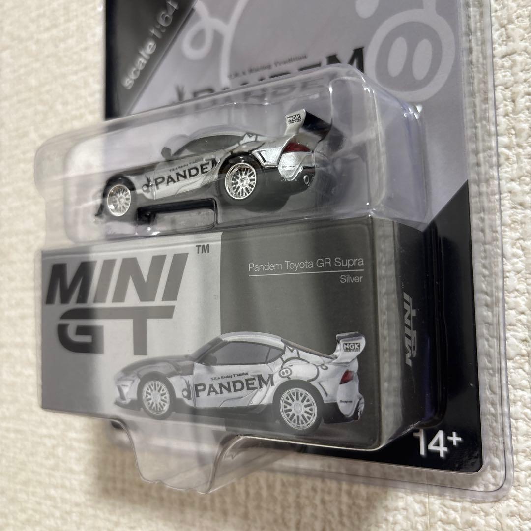 MINI GT Pandem Toyota GR Supra シルバー