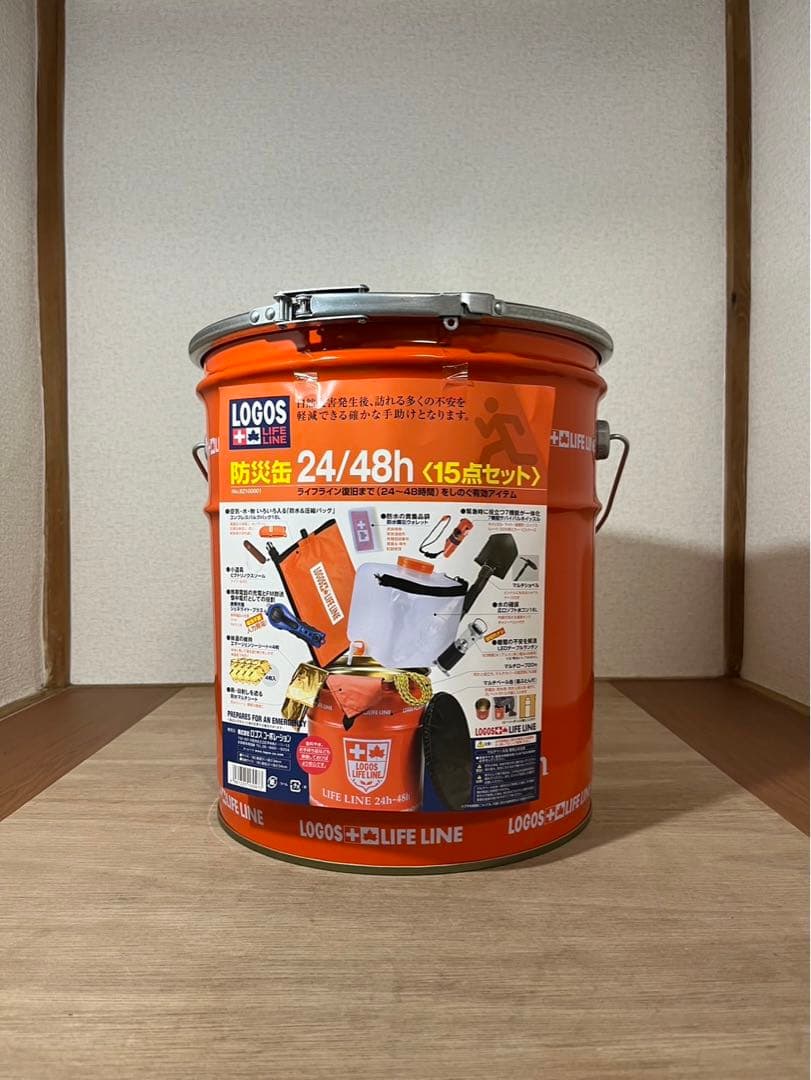 ロゴス　防災缶　15点セット