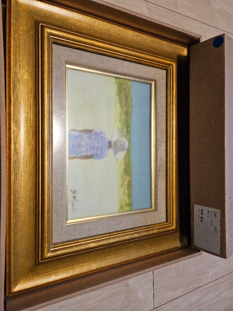 Y. Nozaki 油彩画 春の日