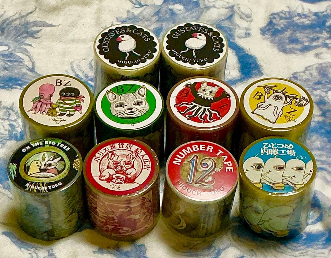 ボリス雑貨店　ヒグチユウコ　養生テープ　10本セット