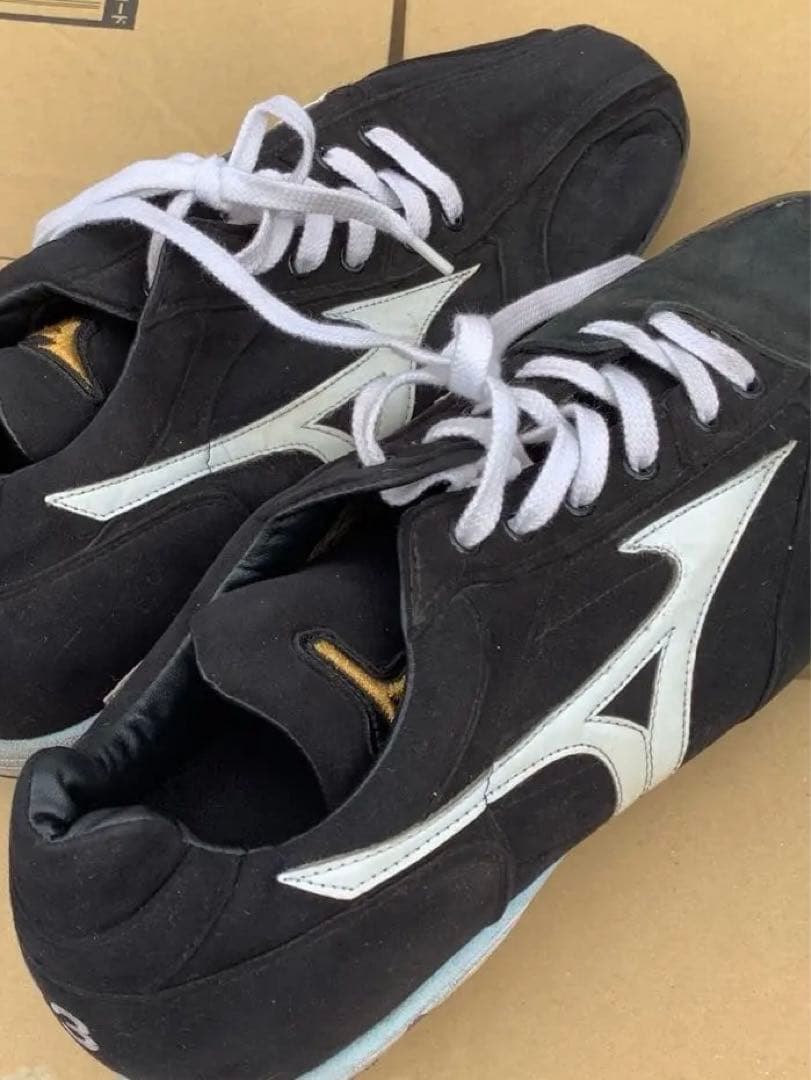選手支給品 日ハム プロ支給 Mizuno スパイクシューズ 黒 33
