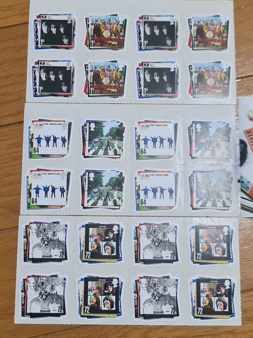 ★新品未使用ビートルズイギリスロイヤルメール 記念切手スタンプ28枚セット