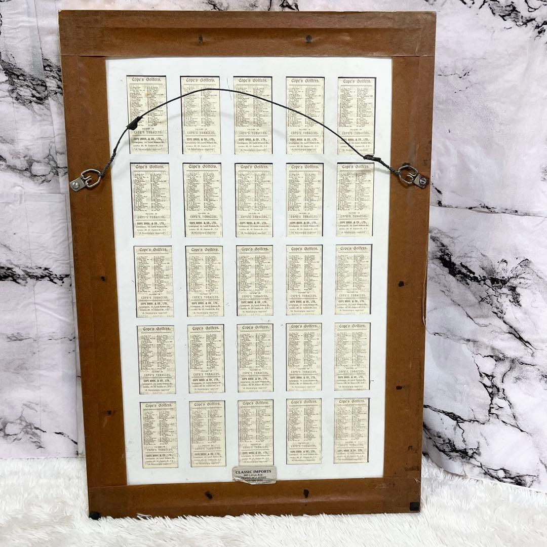 Copes Golfers シガレットカード 額装 18枚セット ゴルフ