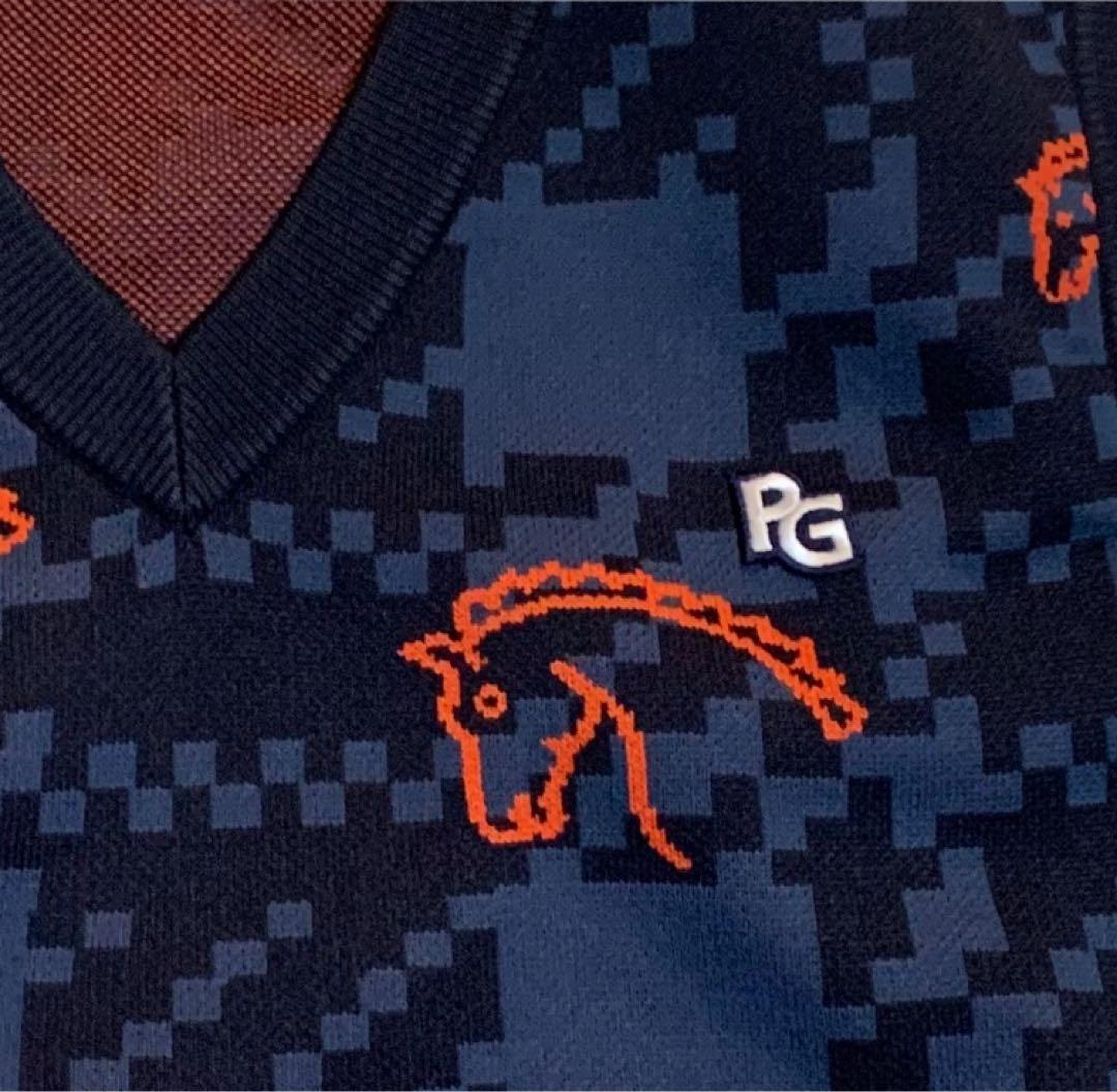 新品■30,800円【パーリーゲイツ 】6/LL メンズ　ベスト　ゴルフウェア