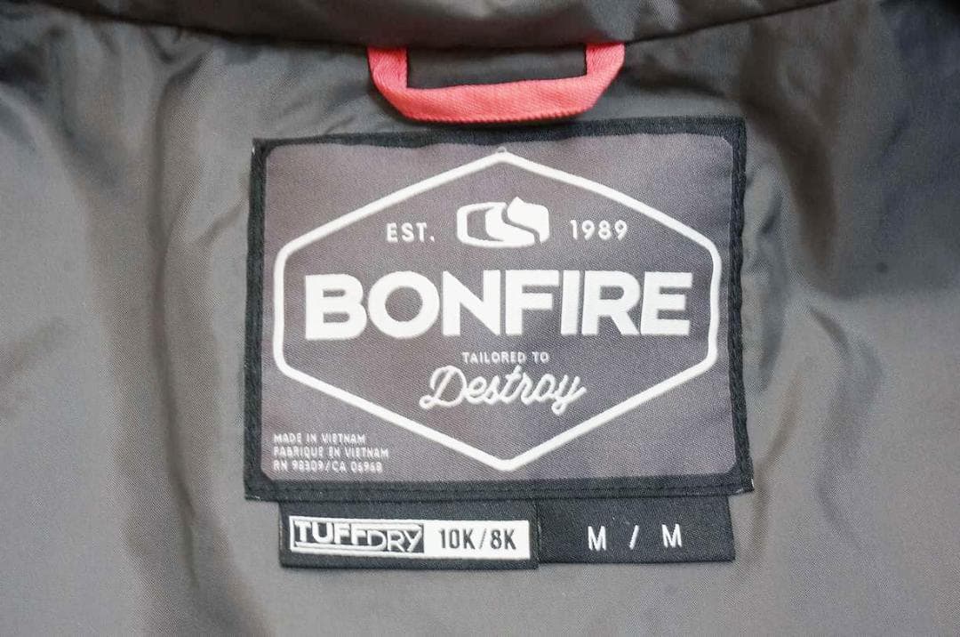 美品 BONFIRE ボンファイア スノーボードウエア ジャケット M