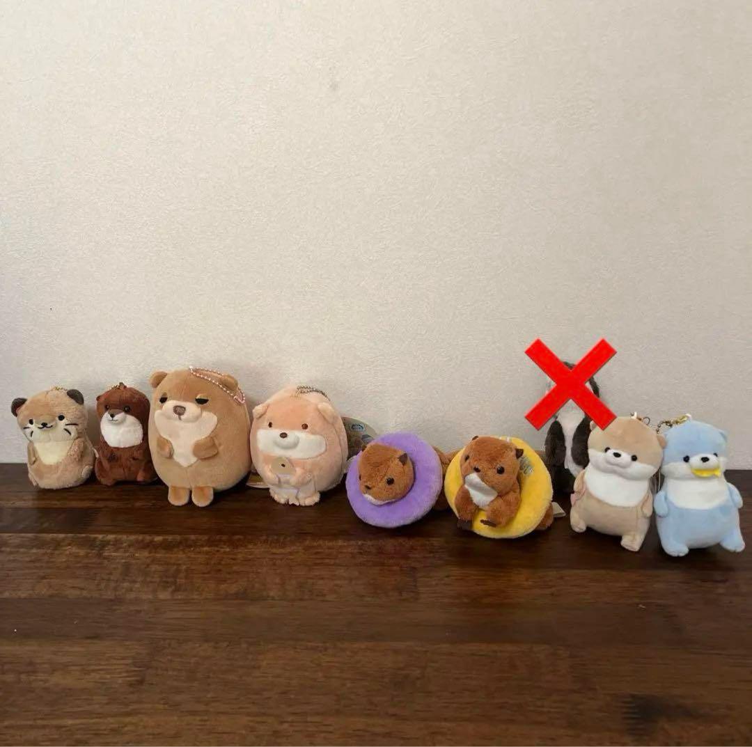 カワウソぬいぐるみ ストラップ 36個まとめ売り