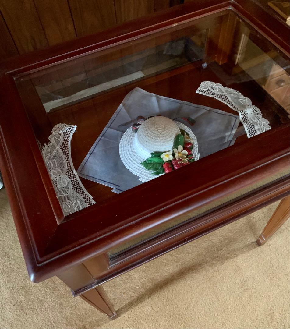 わやな　大塚家具　引取限定　コレクションテーブル/ショーケーステーブル