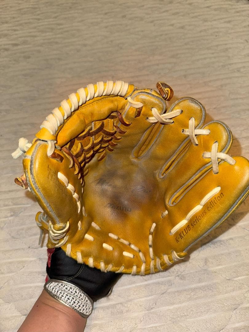 ミズノプロ　硬式グローブ　内野手用　K-KLUB　ボースヒール締め