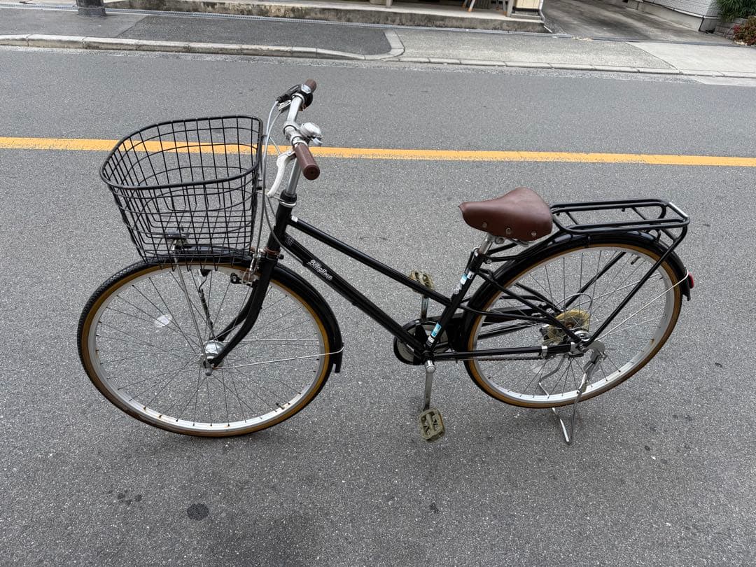 自転車 大阪市 【引取り限定】 美品 27インチ 変速付き