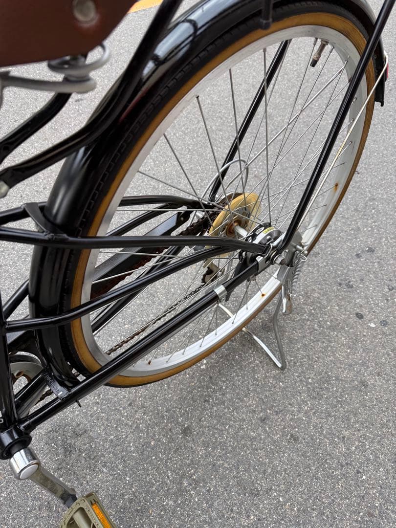 自転車 大阪市 【引取り限定】 美品 27インチ 変速付き