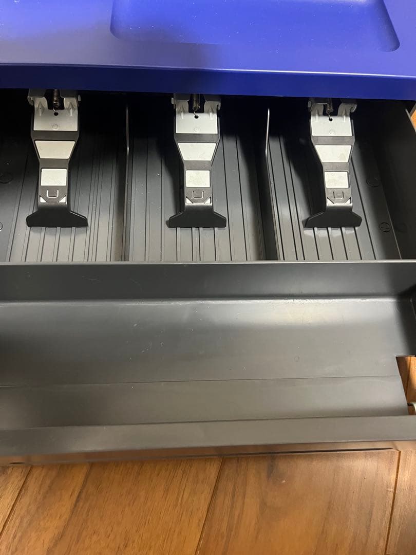 動作品　CASIO レジスター SE-G2　ブルー　その他事務用品付き