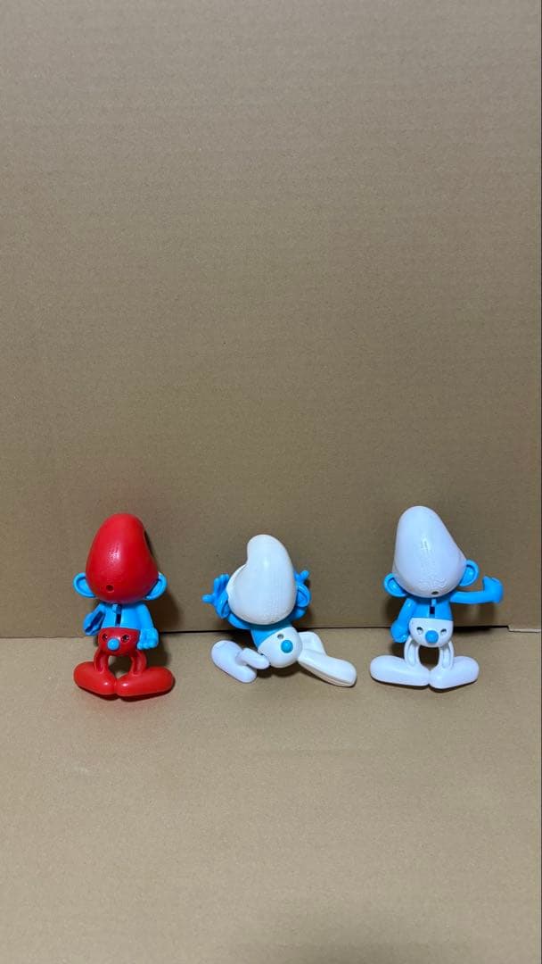 【米国限定】スマーフ フィギュア 3体セット バーガーキング ミールトイ 非売品
