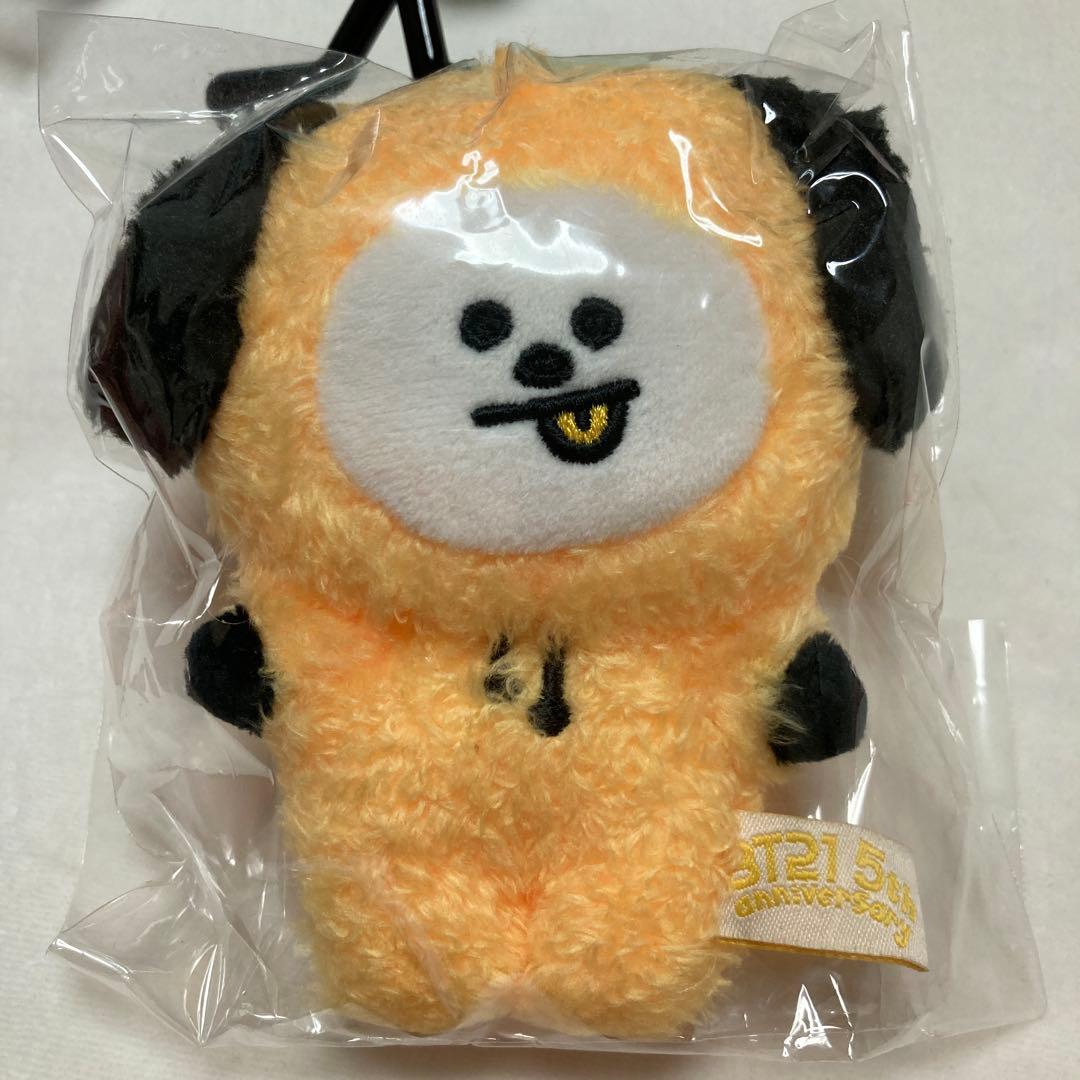 BT21 CHIMMY 5周年 レインボーカラーマスコット　７点セット　チミー
