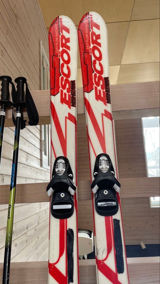 子供カービングスキー板エスコート大人130cmセットビンディングジュニアキッズ