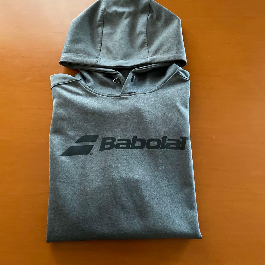Babolat フード付きスウェットシャツ XL グレー