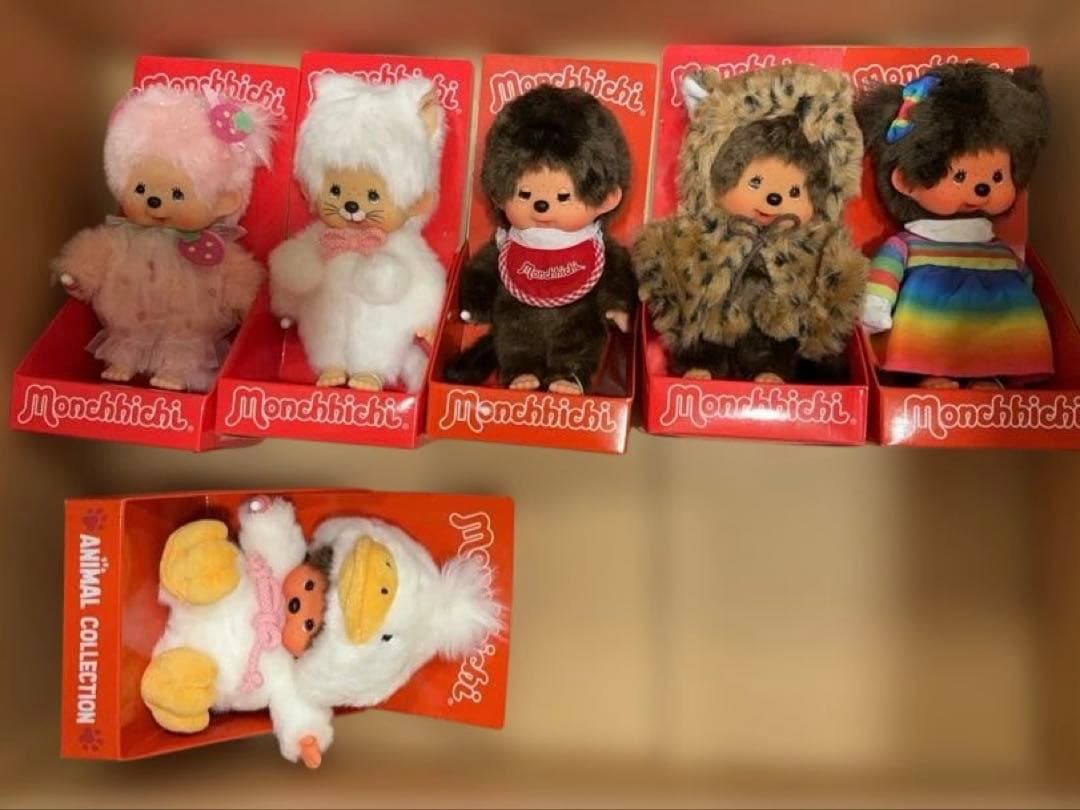 EU限定モンチッチ ぬいぐるみ6点セット