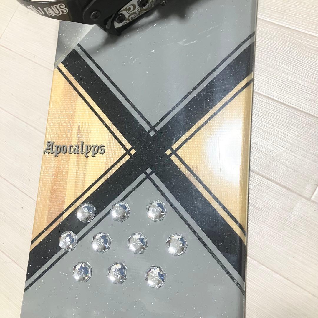 バック付/Apocalypseアポカリプス スノーボードセット139cmバインM