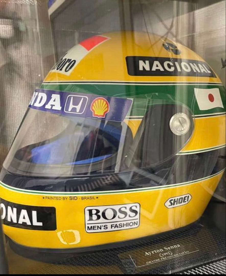 限定100点　アイルトン・セナ　1992 日本GP レプリカヘルメット　証明書付