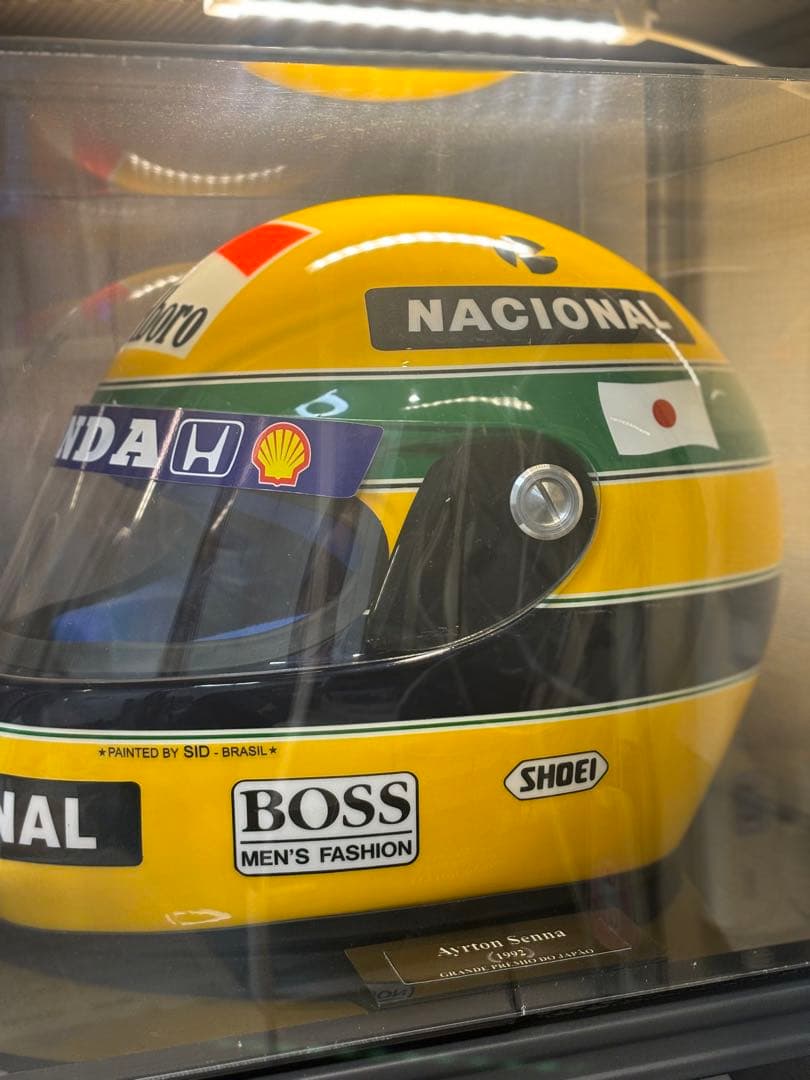 限定100点　アイルトン・セナ　1992 日本GP レプリカヘルメット　証明書付