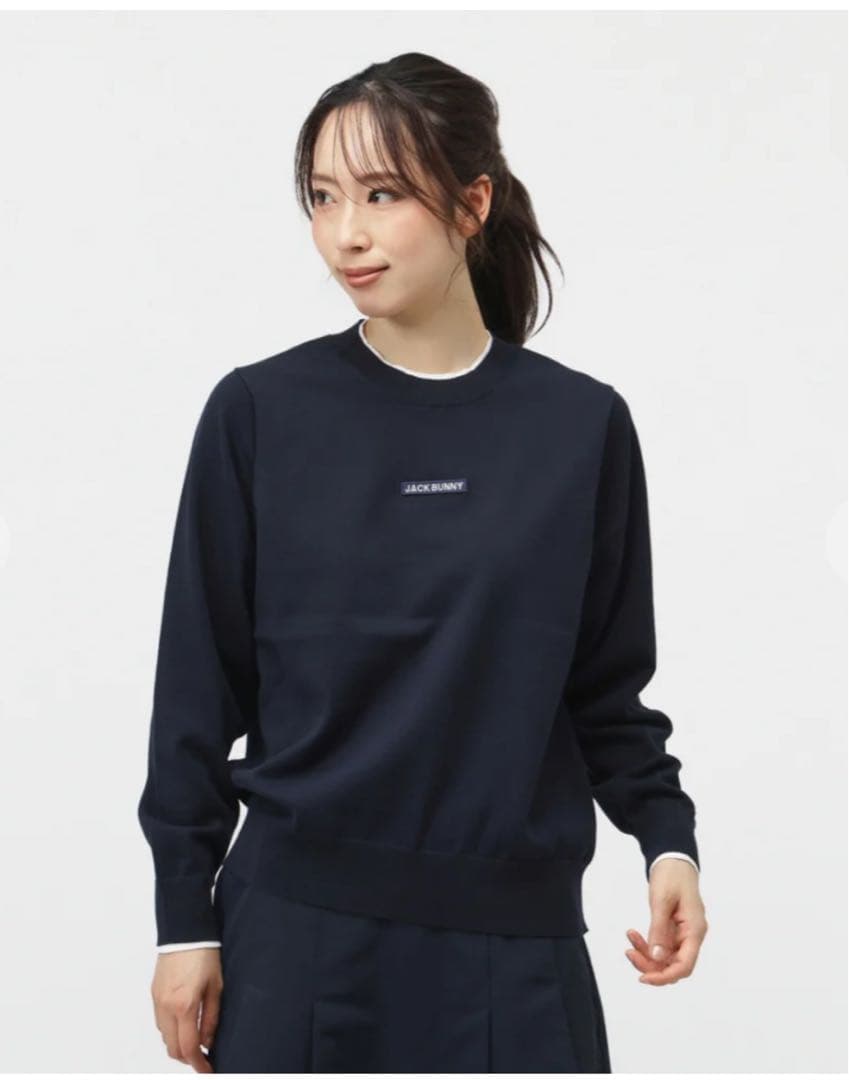 Jack Bunny!! ジャックバニー トップス ネイビー＆ホワイト 激安！