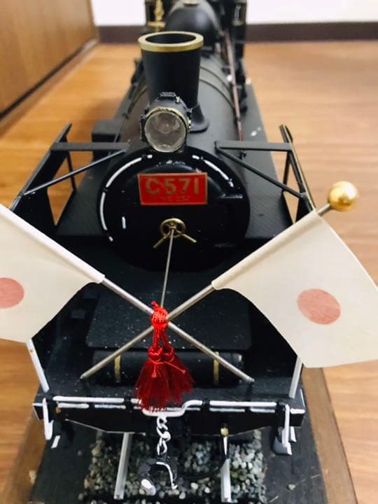 超レア　鉄道模型　C571✨光る✨汽笛鳴る　SL貴婦人　蒸気機関車　汽車　国鉄