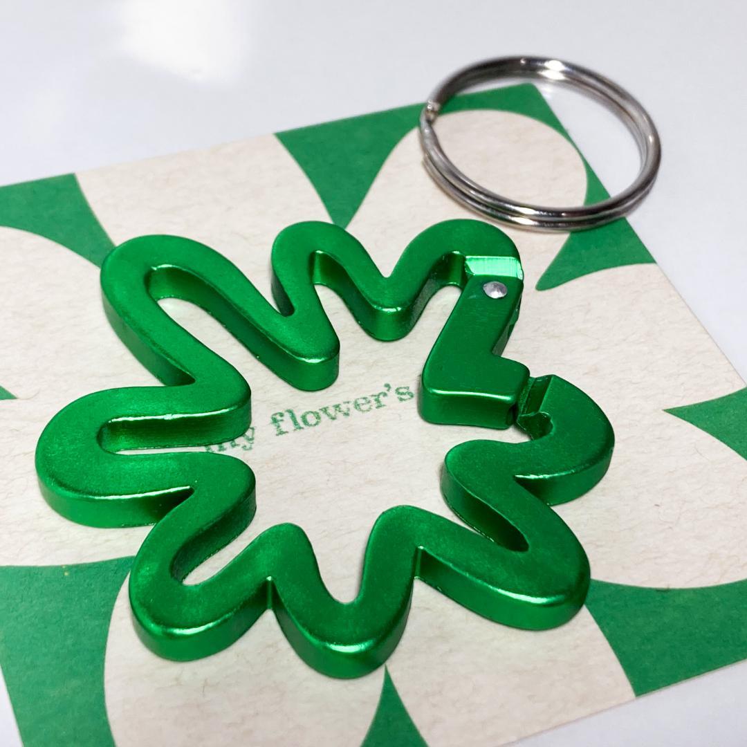 藤井風 花 カラビナ 緑 グリーン