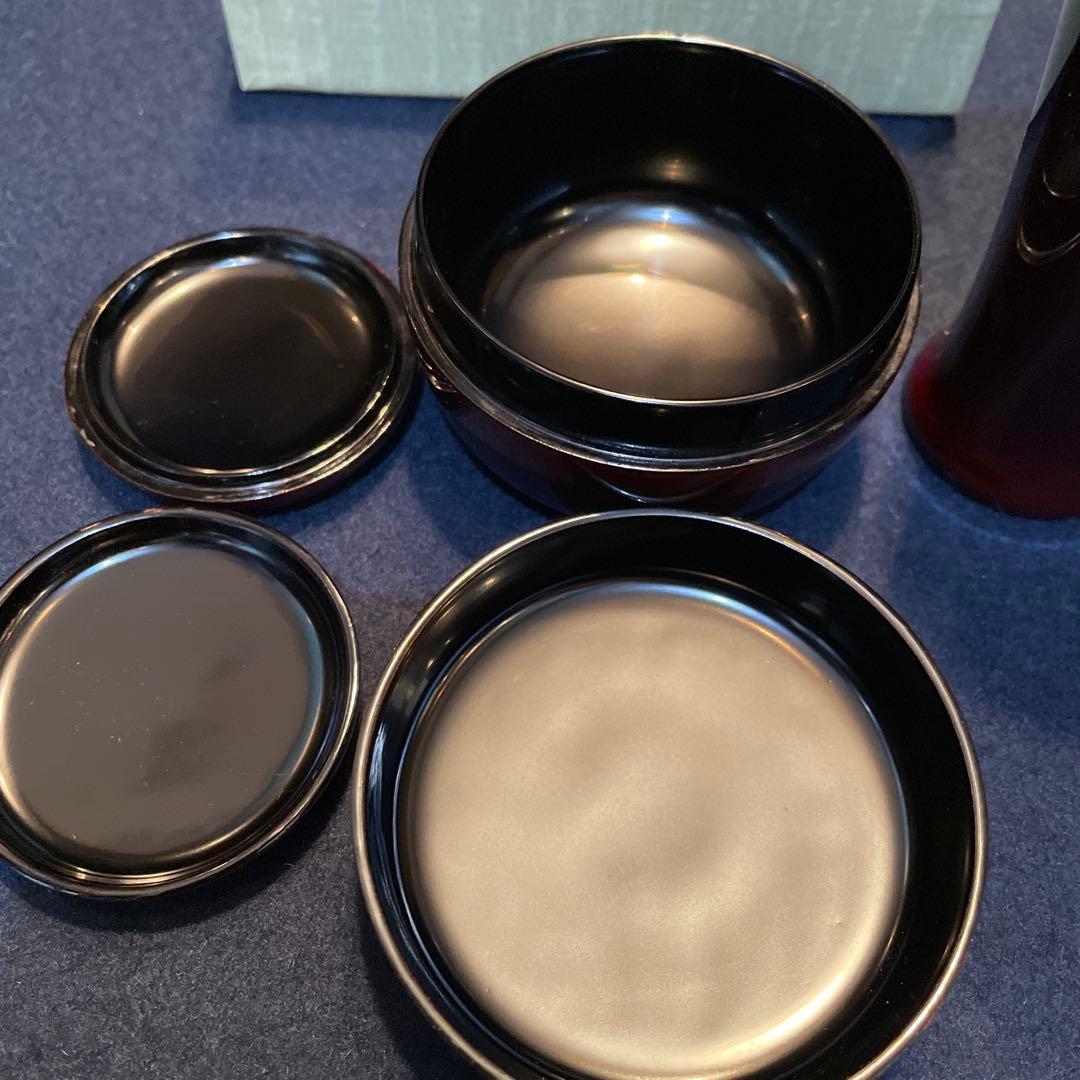 「茶箱」『溜塗の住吉蒔絵 利休茶箱』です。共箱※美品　茶道具