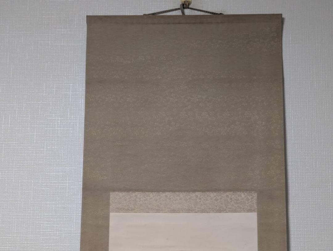 【真作】掛軸　佐野光穂　秋草に小禽図　四条派雅趣　鳥花風情　共箱入　T41