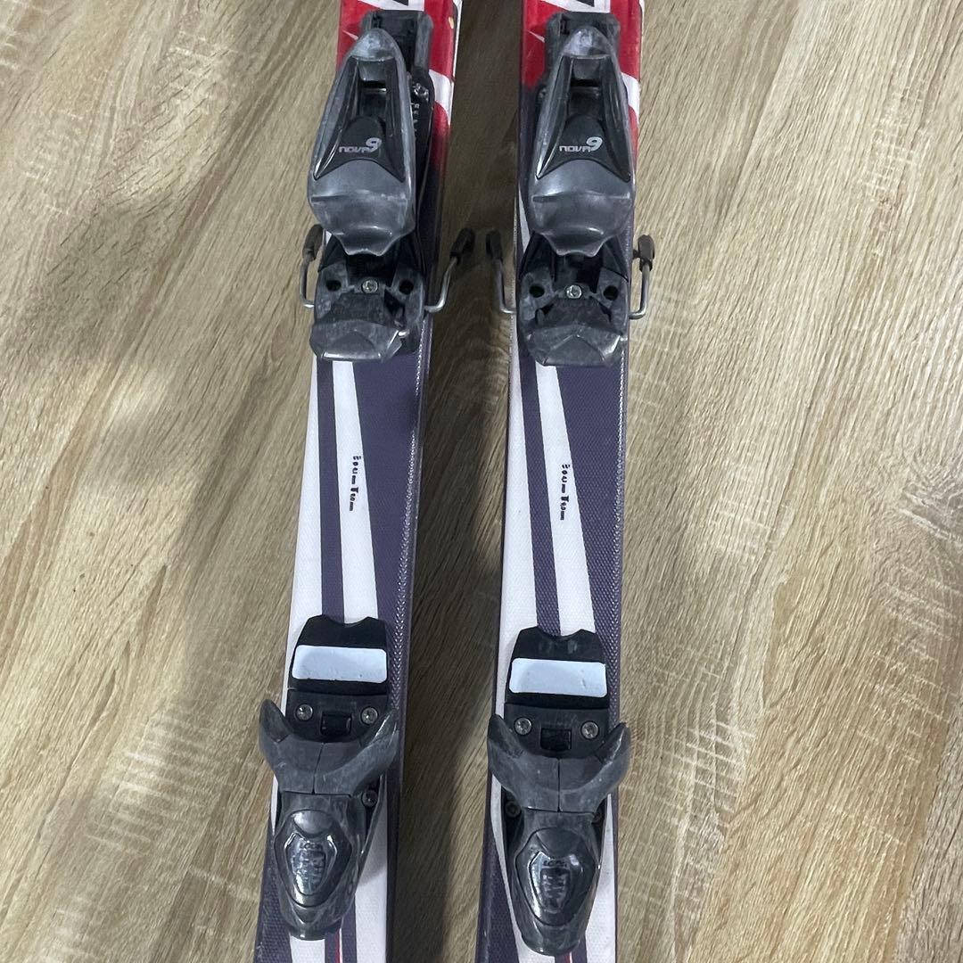 FISCHER150cm ROSSIGNOL24.5cmストック付きスキーセット