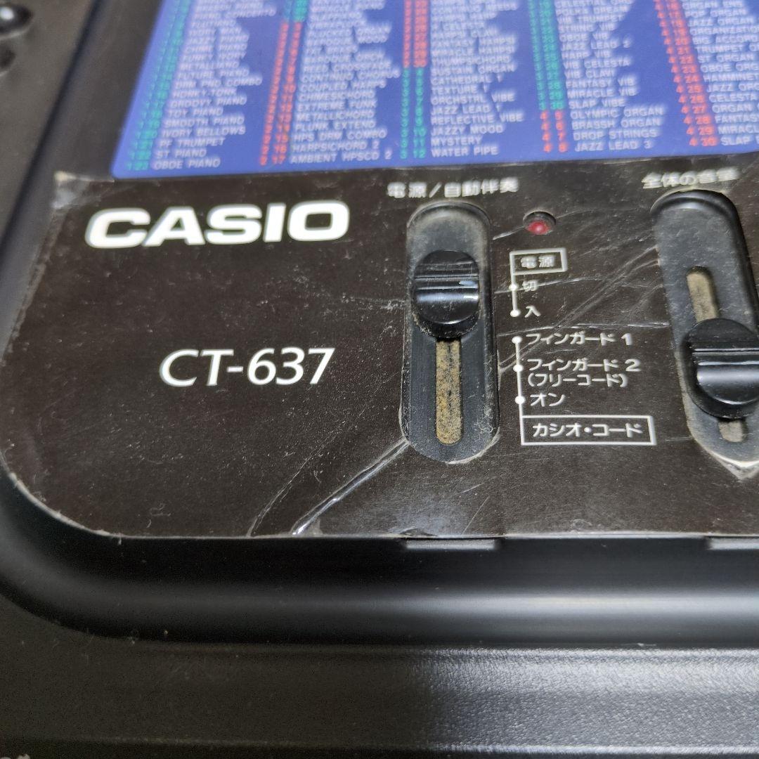 カシオ　tone bank　CT 637 電子キーボード　 専用スタンド付き