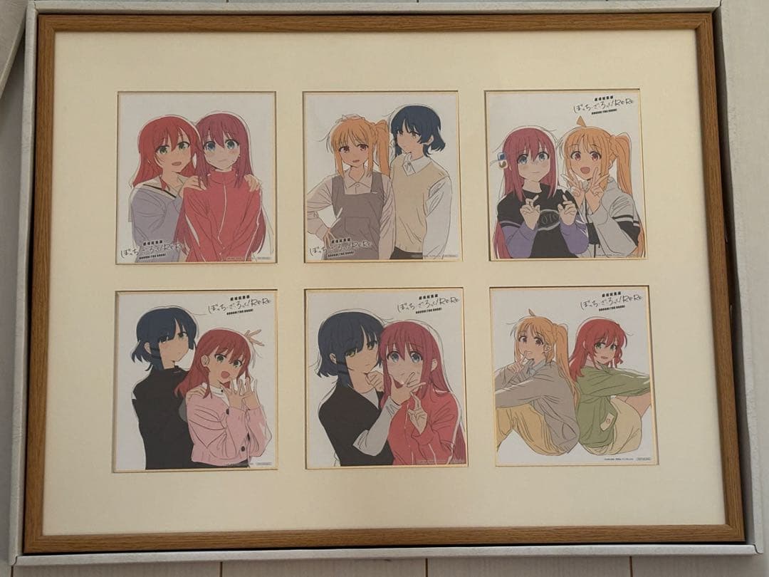 劇場総集編ぼっち・ざ・ろっく！ Re:Re: 特典 色紙 全6種+ 額縁セット