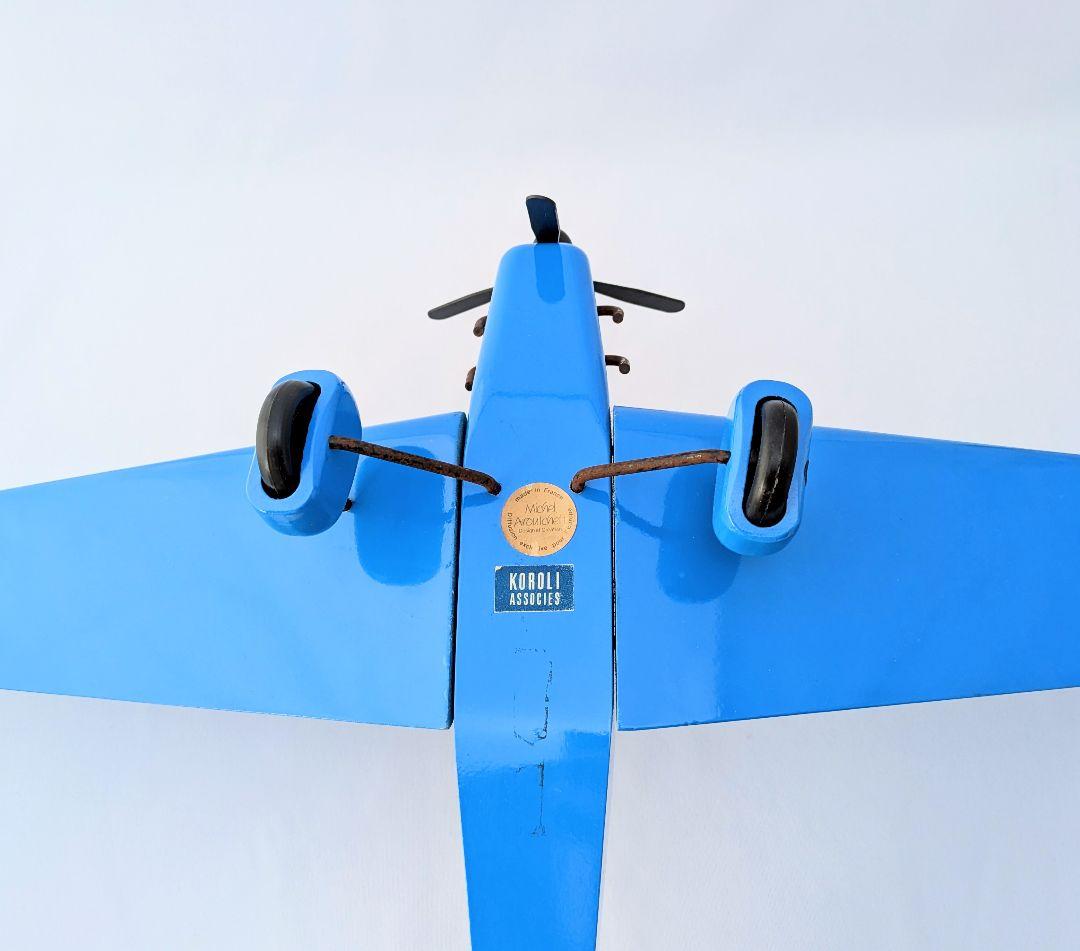 ミシェル・アロチェフ 【青い飛行機】 木製